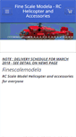 Mobile Screenshot of fine-scalemodela.com