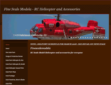 Tablet Screenshot of fine-scalemodela.com